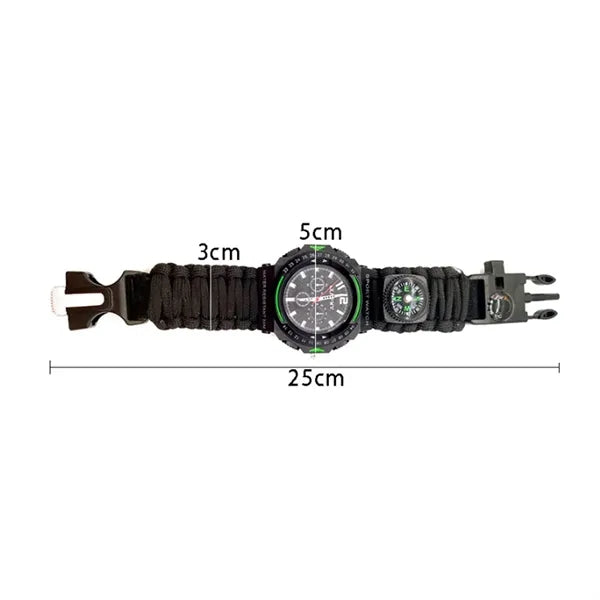 Outdoor Survival Paracord Watch