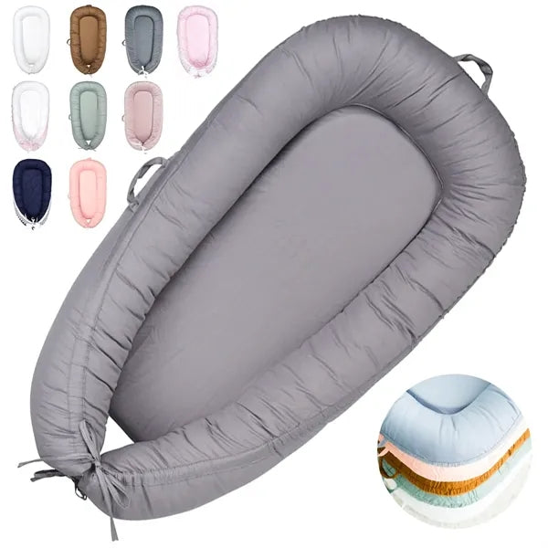 2-in-1 Baby Lounger & Removable Travel Changing Station
