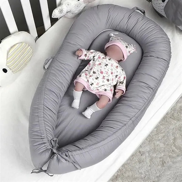 2-in-1 Baby Lounger & Removable Travel Changing Station