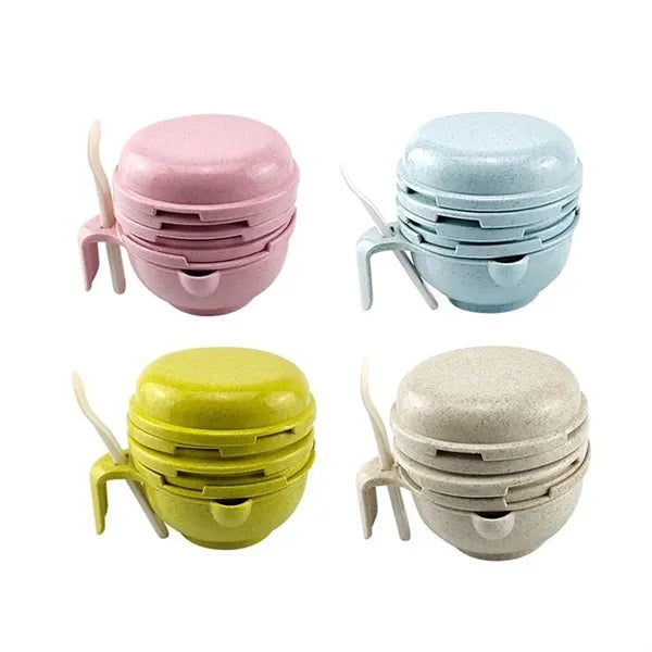 Manual Baby Food Grinder and Complementary Feeding Tool Set