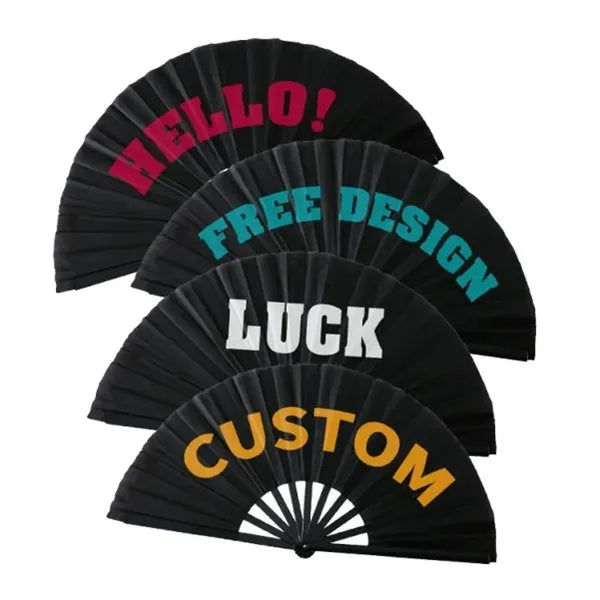 Bamboo Folding Printed Lady Hand Fan