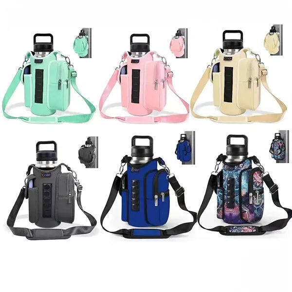 Magnetic Gym Bag Water Bottle Carrier Holder
