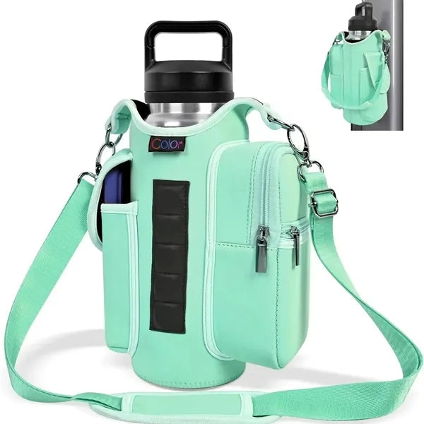 Magnetic Gym Bag Water Bottle Carrier Holder