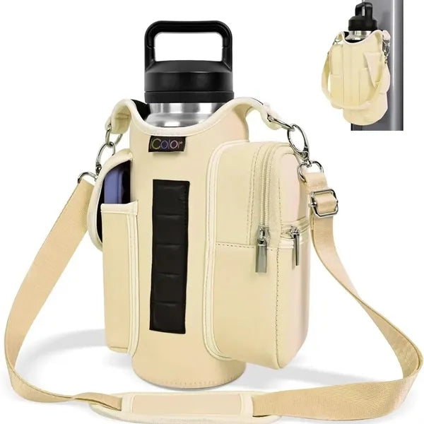 Magnetic Gym Bag Water Bottle Carrier Holder