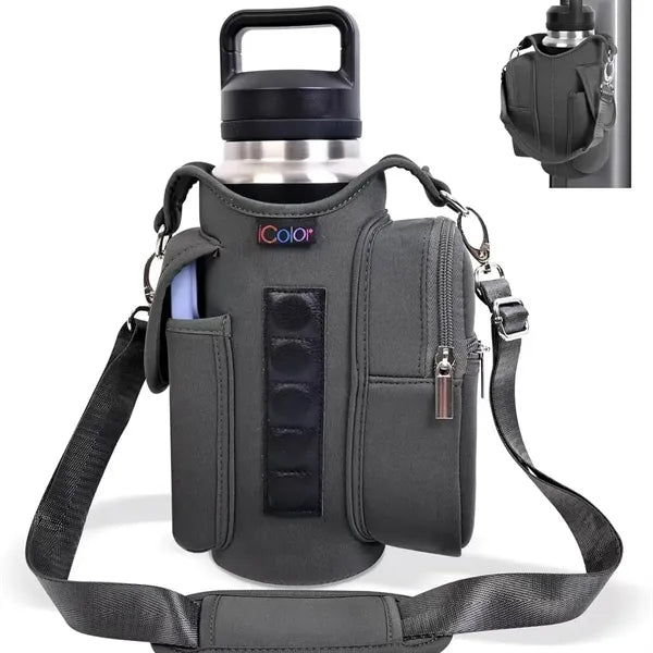 Magnetic Gym Bag Water Bottle Carrier Holder
