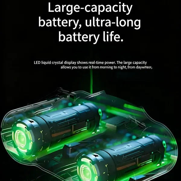 20000mAh Dual-Waist Fan with Lanyard