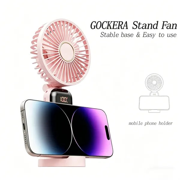 Foldable USB Fan with Lanyard