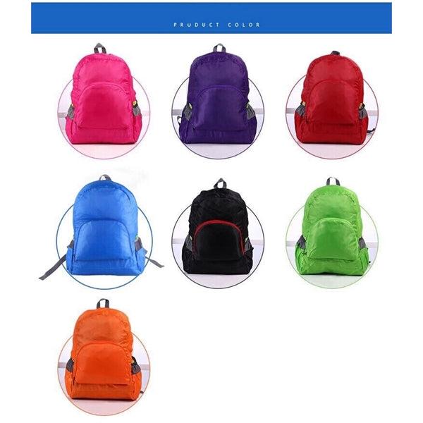 Waterproof 420D Oxford Fabric Foldable Travel Backpack