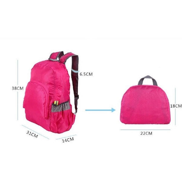 Waterproof 420D Oxford Fabric Foldable Travel Backpack