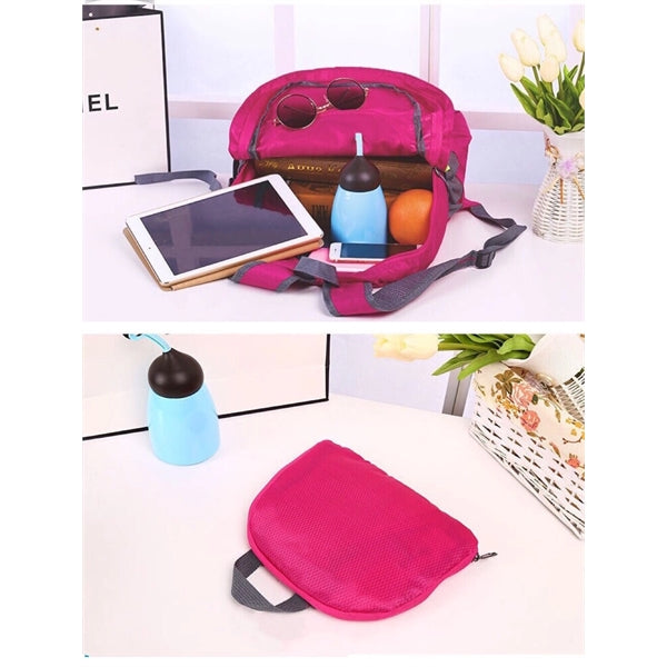 Waterproof 420D Oxford Fabric Foldable Travel Backpack