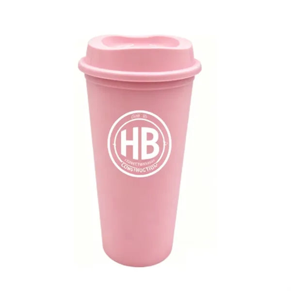 16-ounce single-layer polypropylene plastic coffee cup