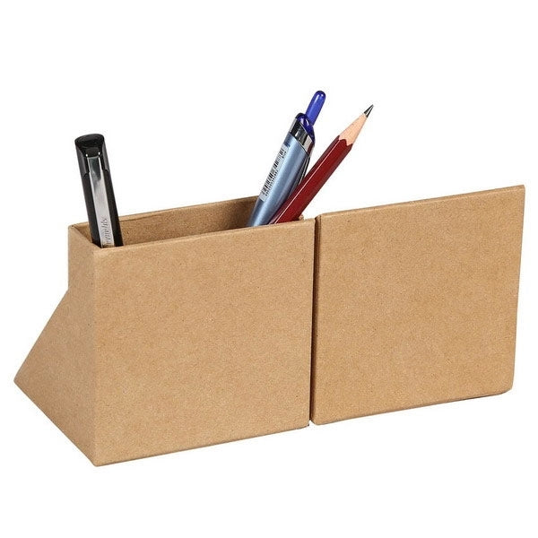 Sticky Notepad Cube Memo Pen Holder