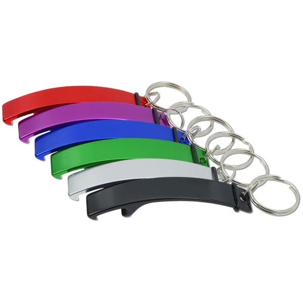 Arched Bottle Opener Key Chain