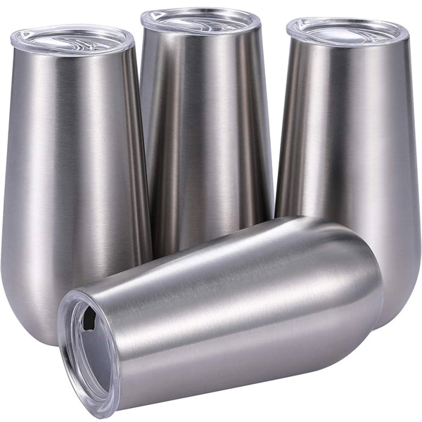 6oz Stainless Steel Stemless Tumblers