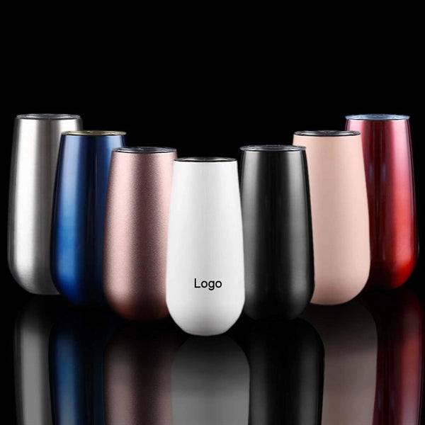 6oz Stainless Steel Stemless Tumblers