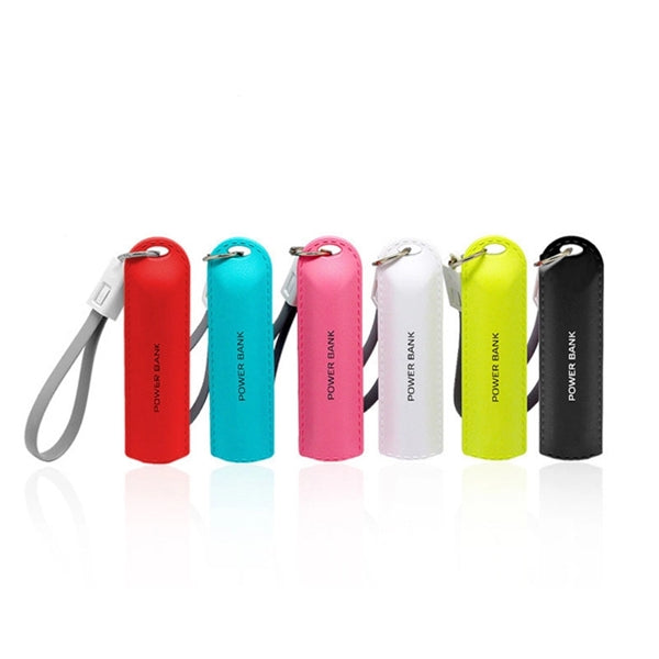 Phone Power Bank Charger Key Strings Keychain 2000mAh