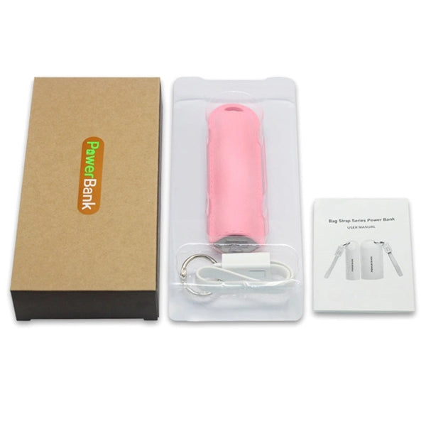 Phone Power Bank Charger Key Strings Keychain 2000mAh