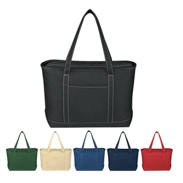 24 ounc Large Cotton Canvas Yacht Tote Bags Travel