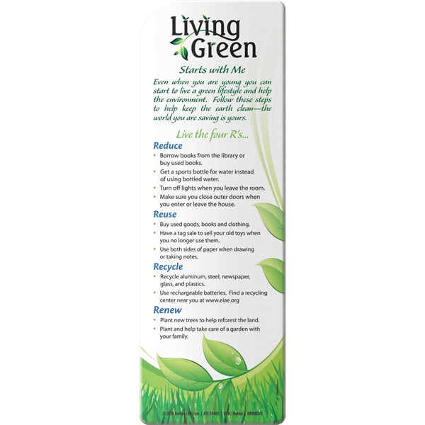 Bookmark - Living Green Starts with Me