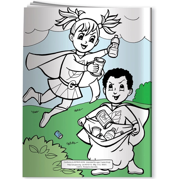 Coloring Book - Eco-Superheroes