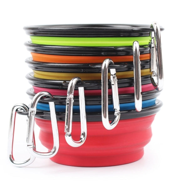 Foldable silicone Pet bowl