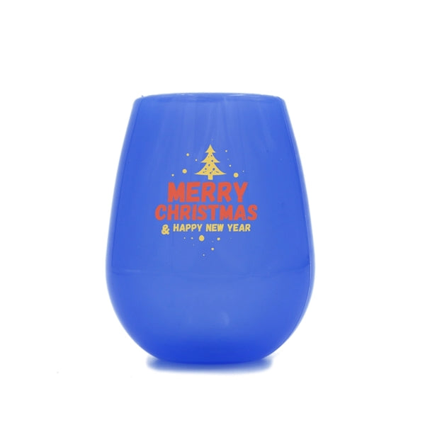 12 oz. Transparent Stemless Unbreakable Silicone Wine Cup