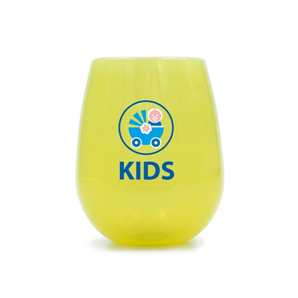 12 oz. Transparent Stemless Unbreakable Silicone Wine Cup