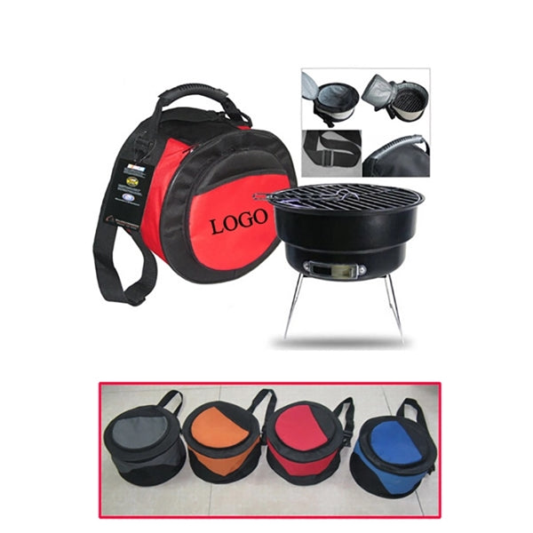 Portable Foldable BBQ Grill And Cooler Kit