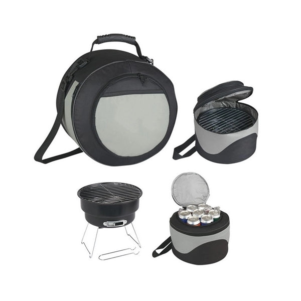 Portable Foldable BBQ Grill And Cooler Kit