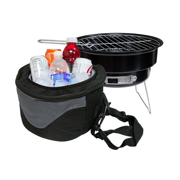 Portable Foldable BBQ Grill And Cooler Kit