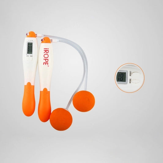 Cordless Digital Counting jump rope with a ball
