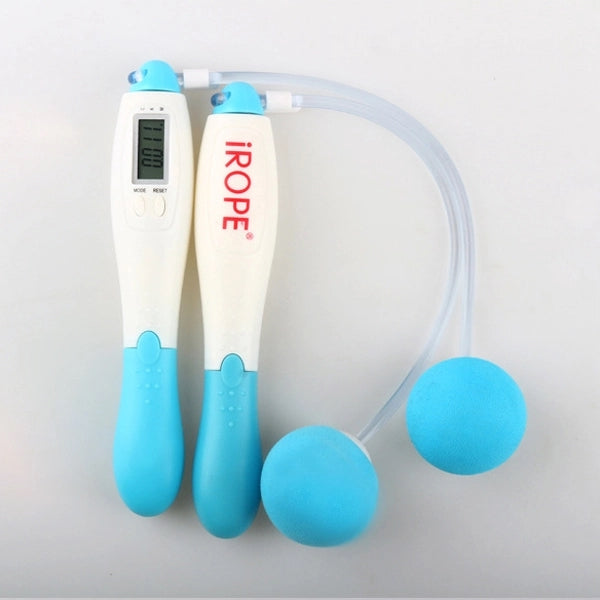 Cordless Digital Counting jump rope with a ball