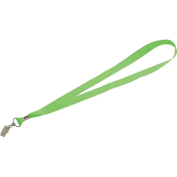 0.75" Lanyard with Metal Bulldog Clip