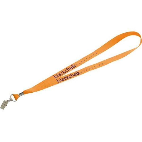 0.75" Lanyard with Metal Bulldog Clip