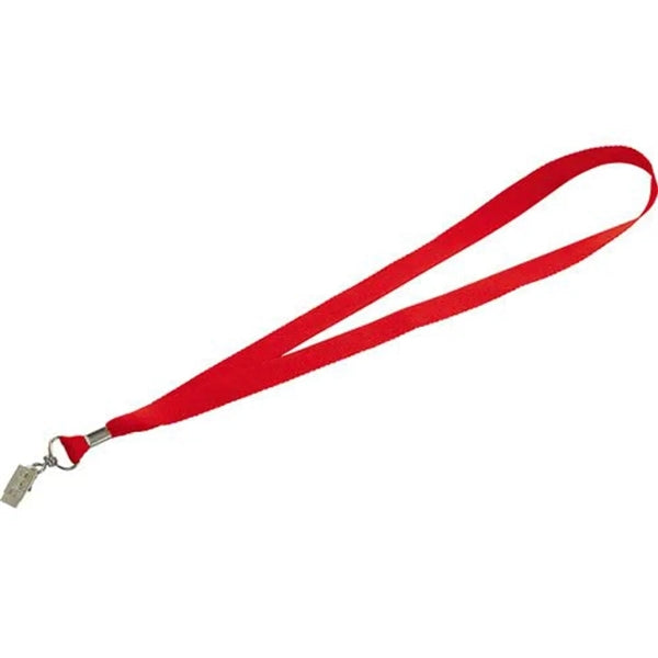 0.75" Lanyard with Metal Bulldog Clip