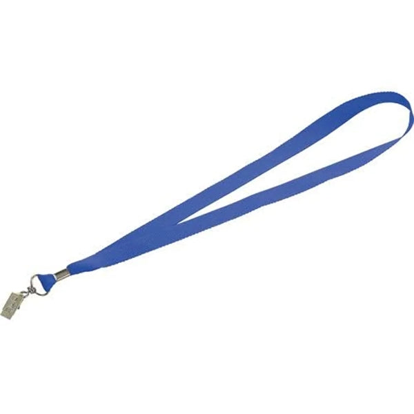 0.75" Lanyard with Metal Bulldog Clip