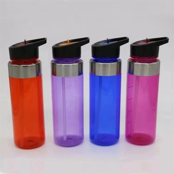 24oz Tritan bottle With Flip Straw Lid