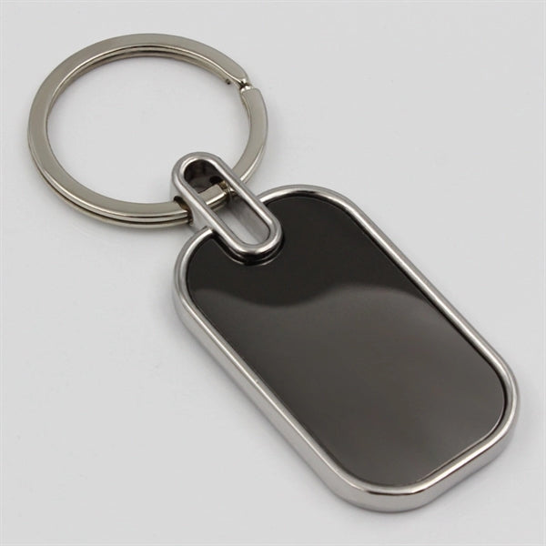 Shiny Round Metal Key Chain