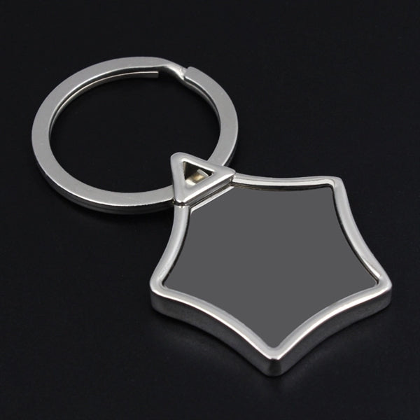 Shiny Round Metal Key Chain