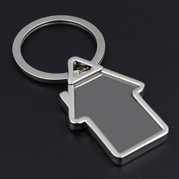 Shiny Round Metal Key Chain