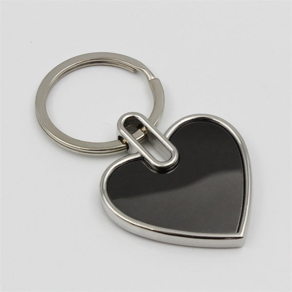 Shiny Round Metal Key Chain