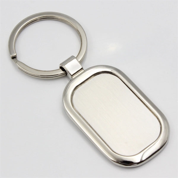 Shiny Round Metal Key Chain
