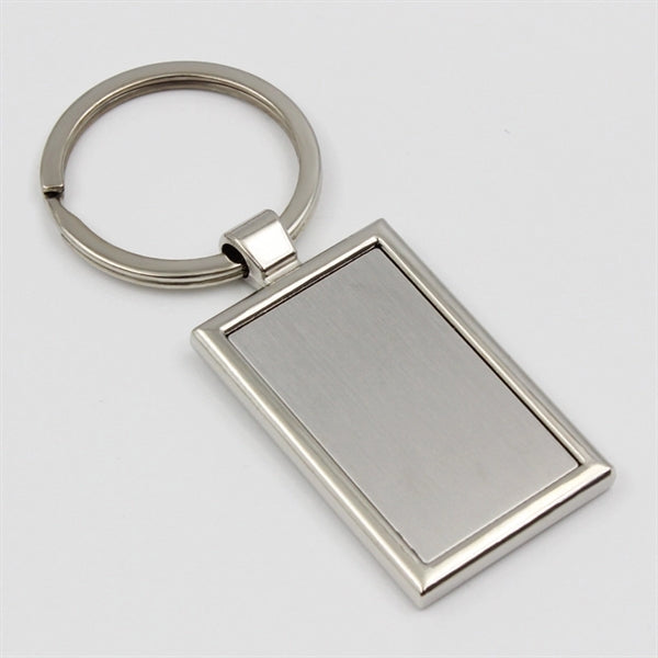 Shiny Round Metal Key Chain