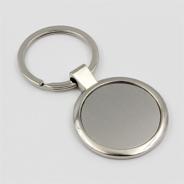 Shiny Round Metal Key Chain