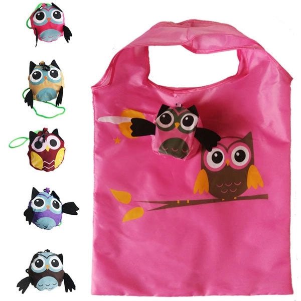 Owl Shape Folding Shopping Bag