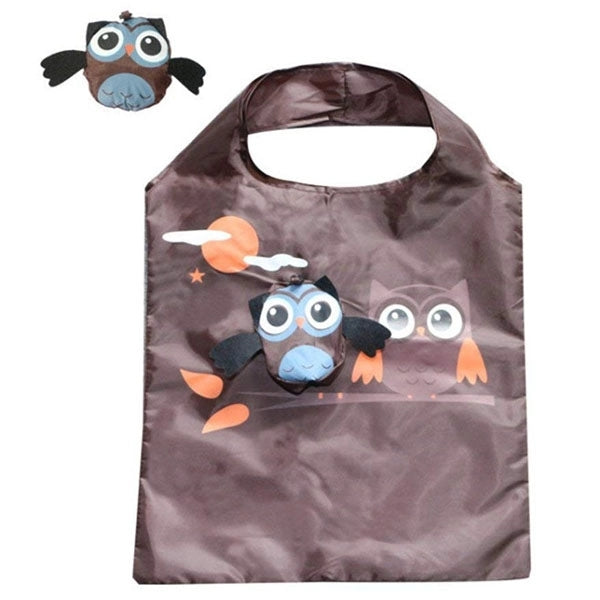 Owl Shape Folding Shopping Bag