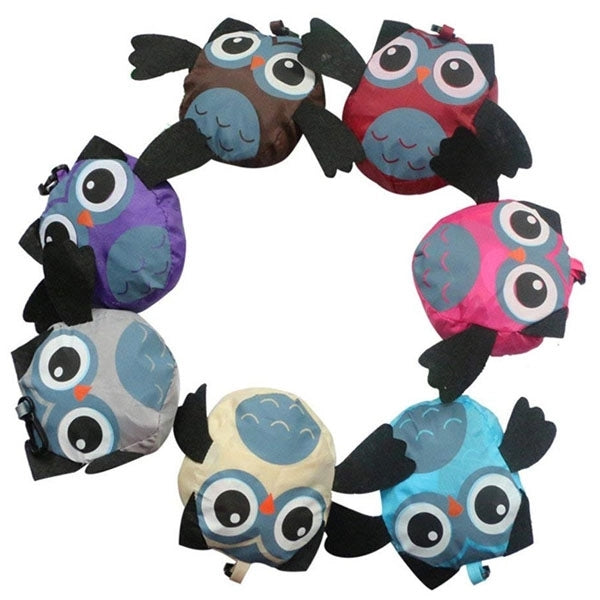 Owl Shape Folding Shopping Bag