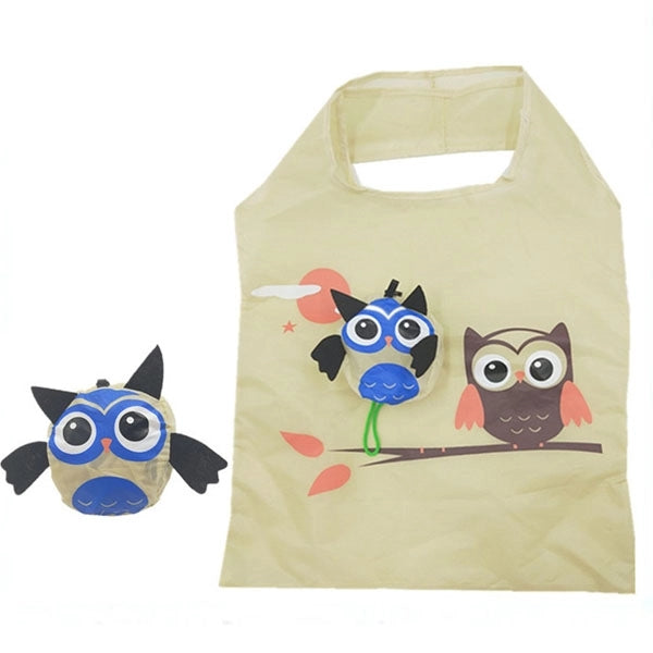 Owl Shape Folding Shopping Bag