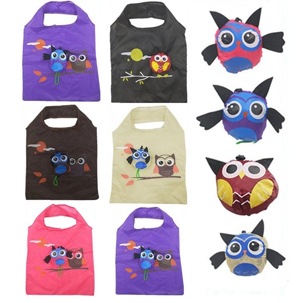 Owl Shape Folding Shopping Bag