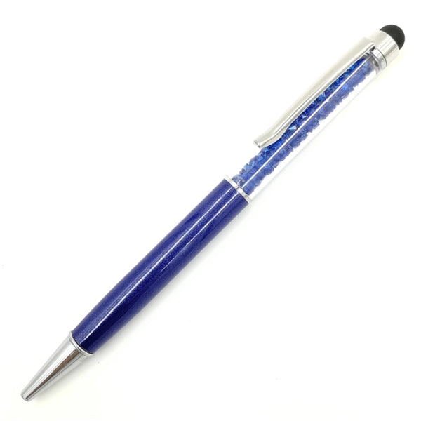 Metallic Crystal Bling Pen with Stylus
